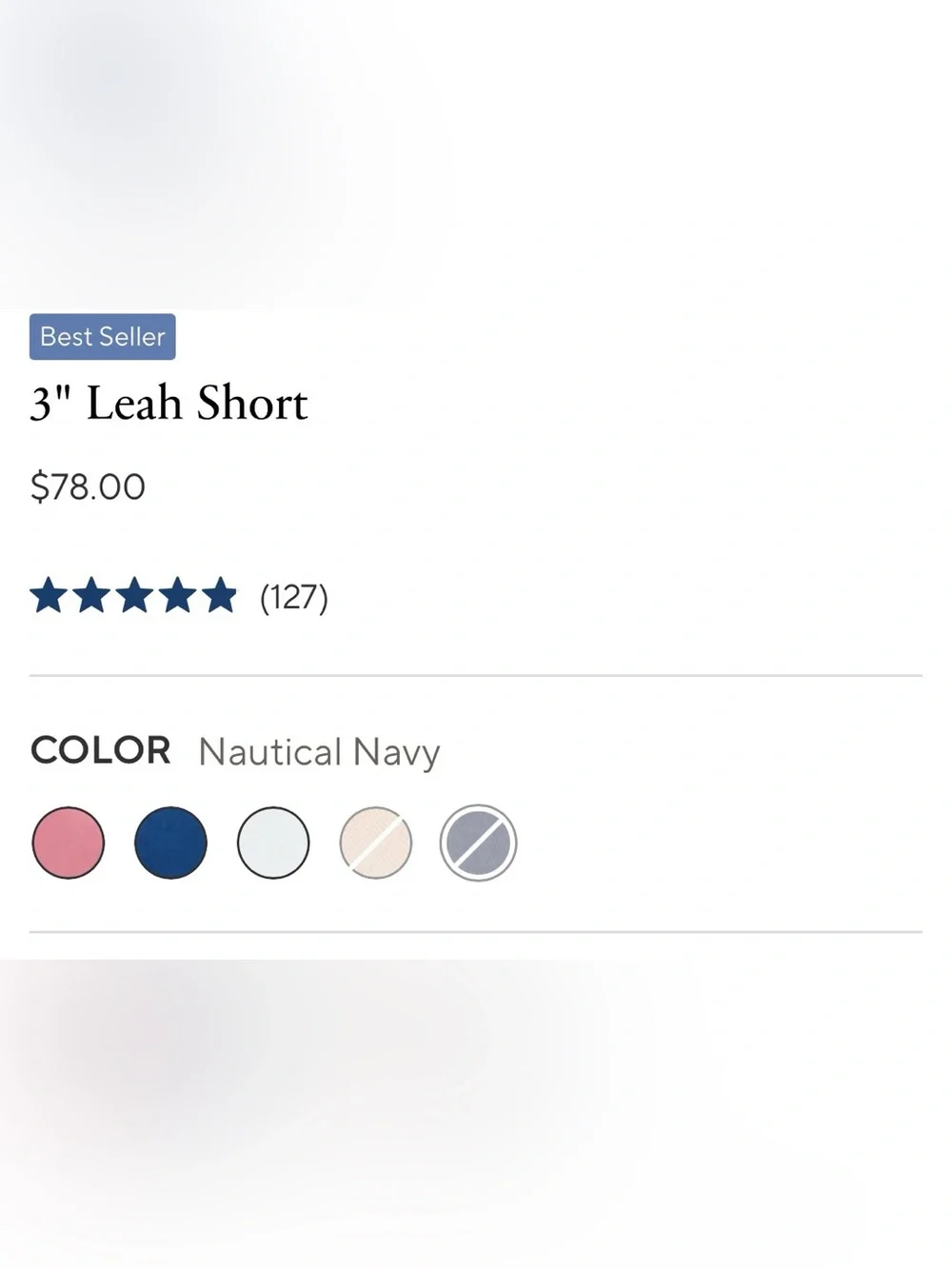 Southern Tide Best Seller “Leah 3 inch Short" size 2 - Picture 9 of 16